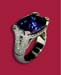Zuckerring mit Saphir
